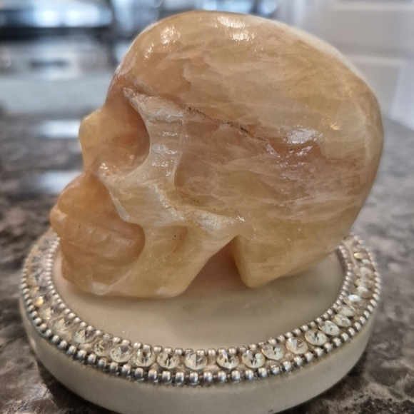 None Other - Natural Jasper Carved Crystal Skull #2 New